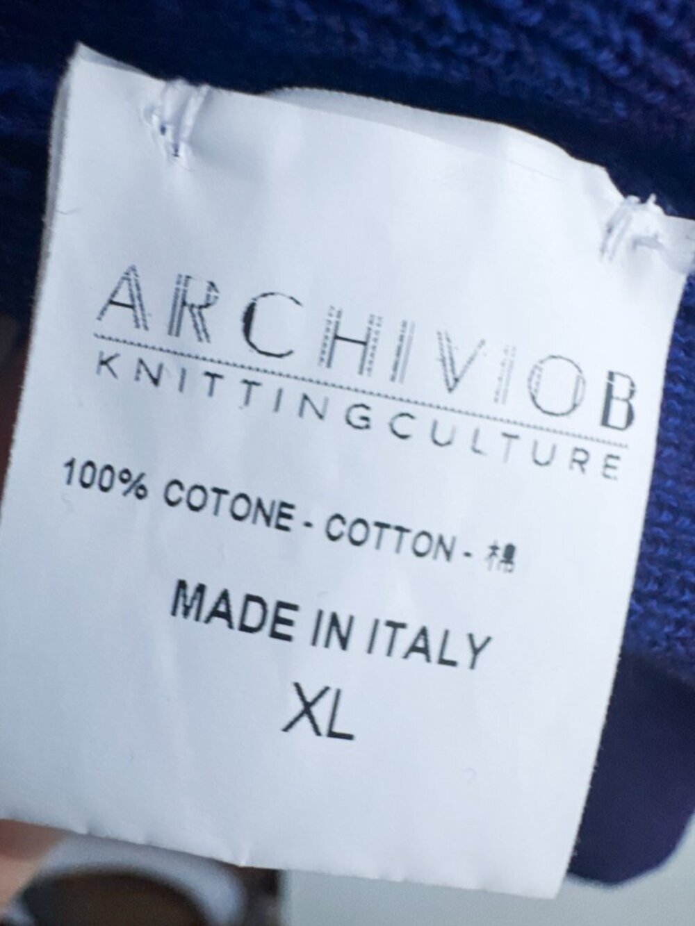Archiviob Ombre Blue Black Knit Dress XL - Picture 6 of 6